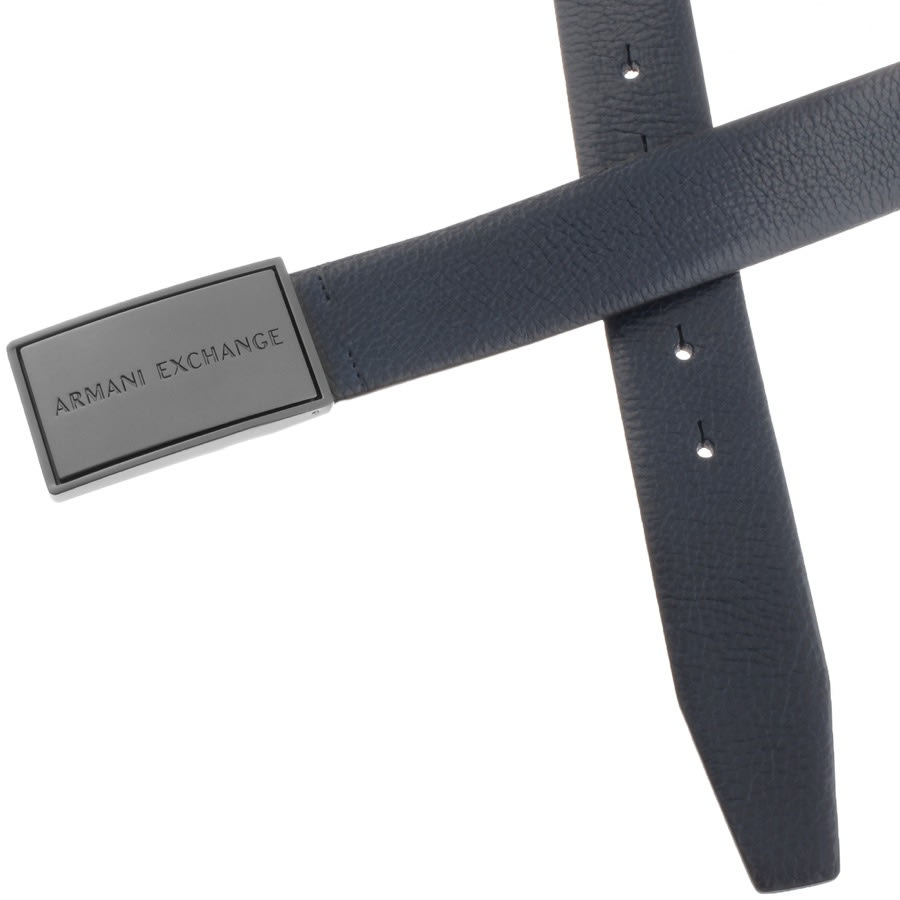 Alternative Image for ProductArmani Exchange Reversible Belt Blue2